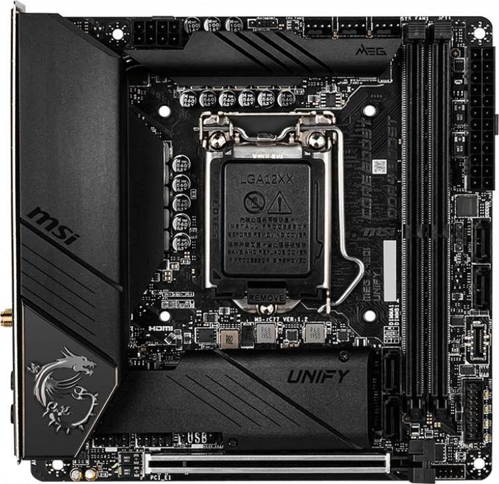 Produktbild MSI MPG Z490i UNIFY (LGA 1200, Intel Z490, Mini-ITX)