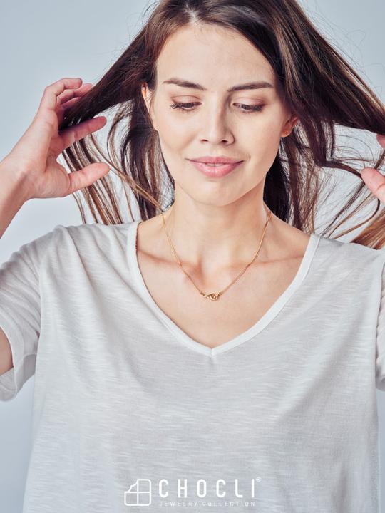 Actual product image Chocli Infinity Necklace