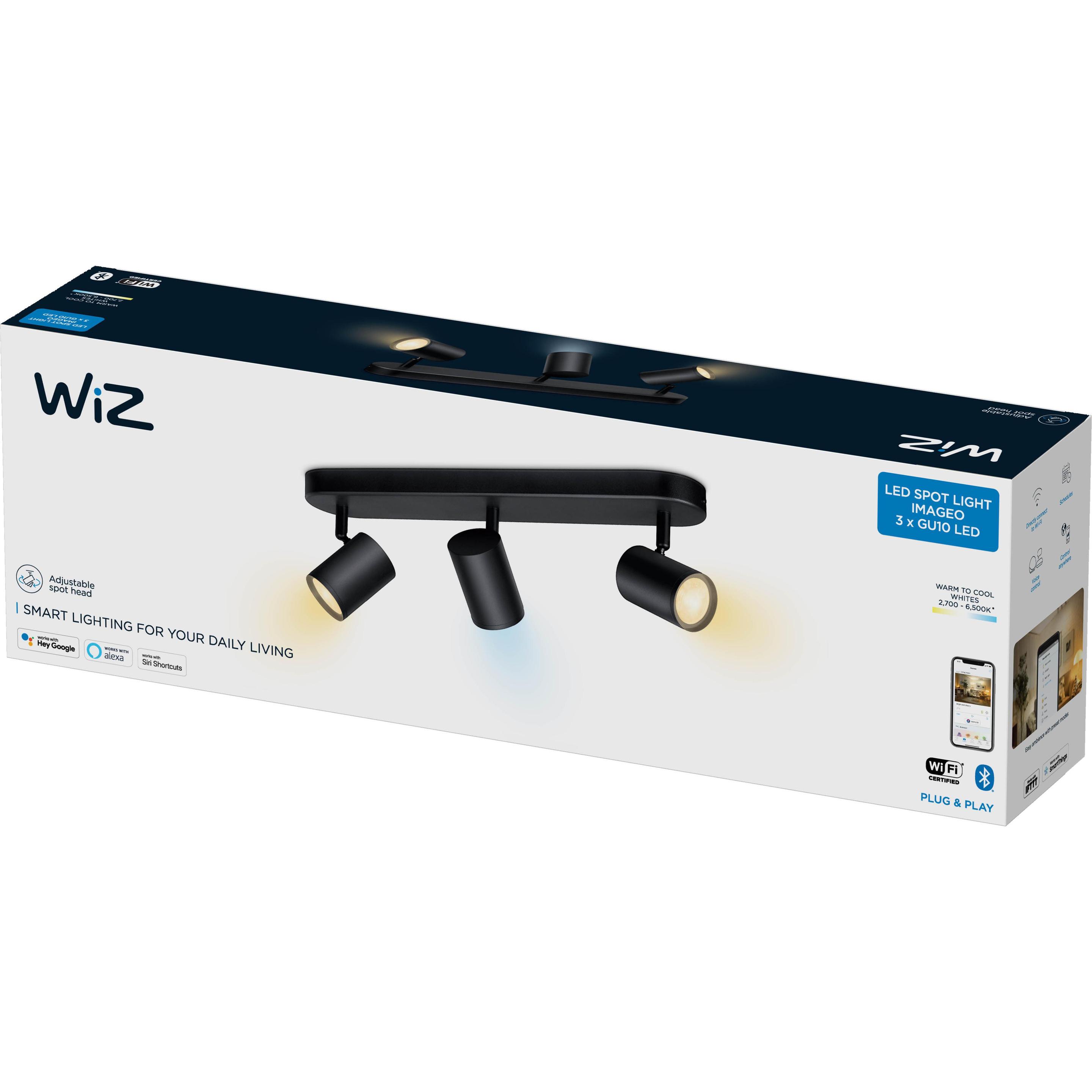 Thumbnail - WiZ, Wandleuchte + Deckenleuchte, Imageo (1035 lm, GU10)