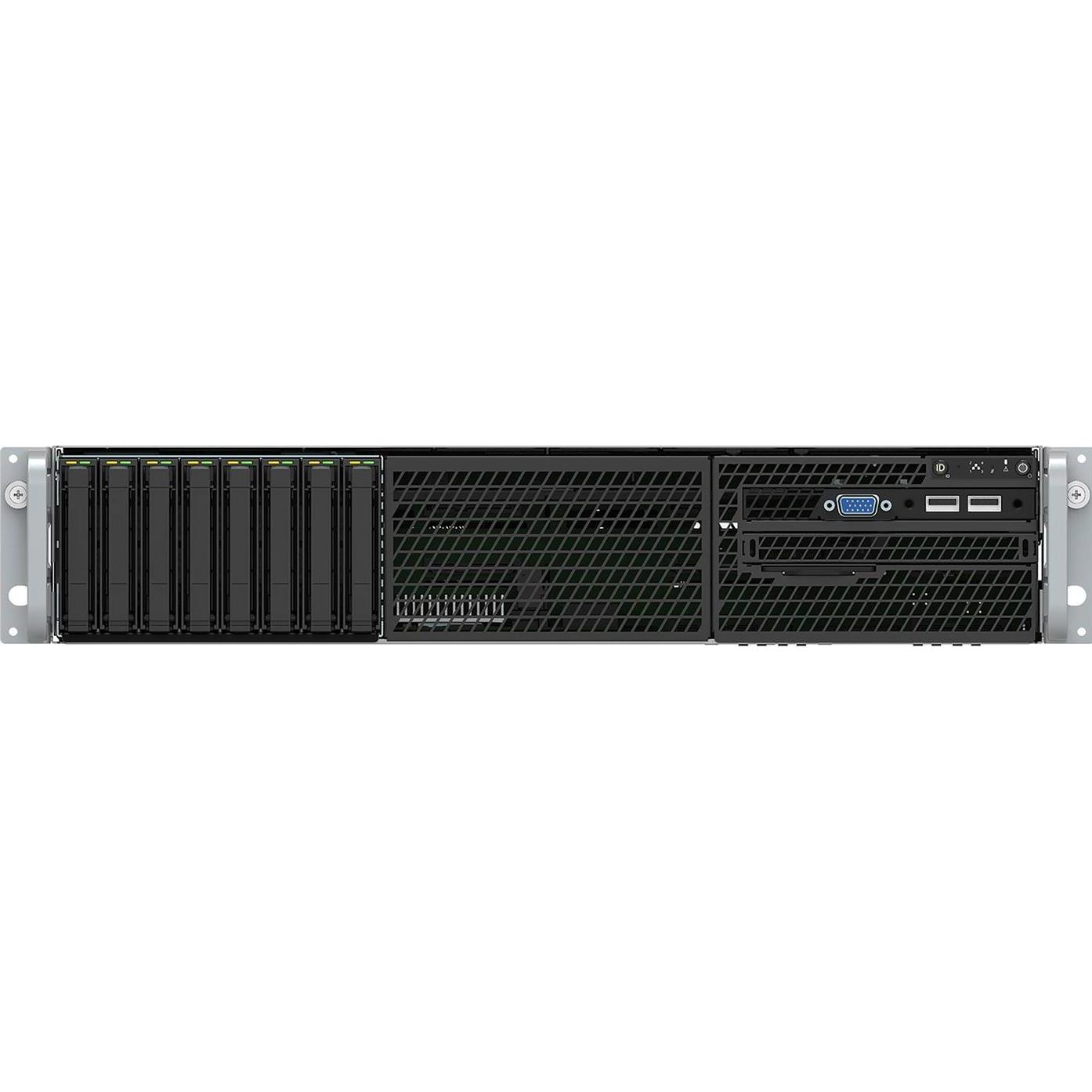 Thumbnail - Intel Server Barebone R2208WFQZSR S2600WFQR PSU 2x PCIe ricer card bracket -slot PCI ri, Barebone
