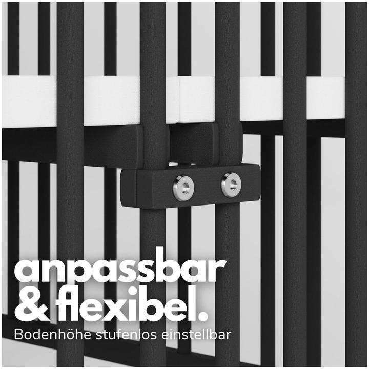 Image du produit Sämann Parc Premium avec barreaux amovibles (100 cm, 75 cm, Hêtre)