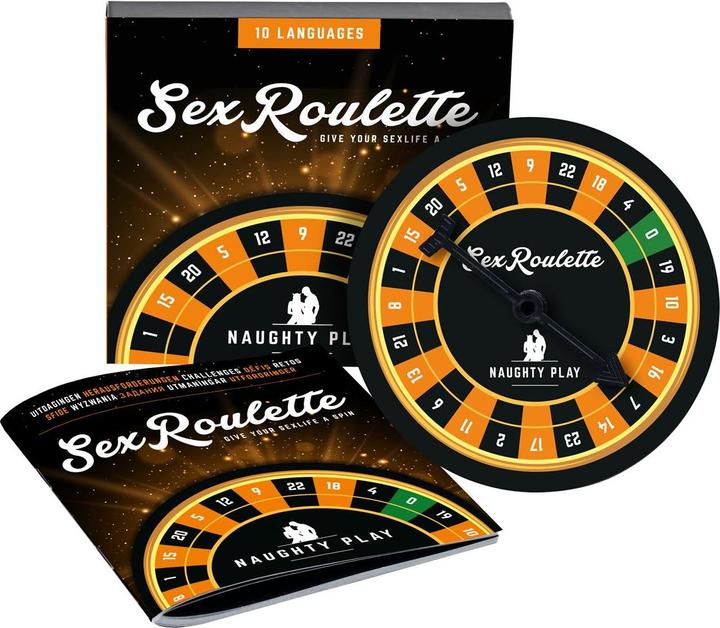 Immagine prodotto tease & please Sex Roulette Naughty Play (Altra, Polacco, Russo, Italiano, Inglese, Spagnolo, Olandese, Svedese, Norvegese, Tedesco, Francese)