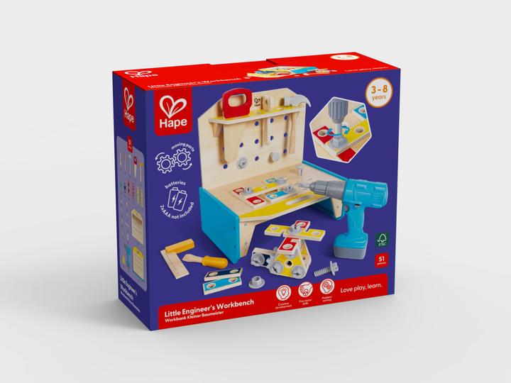 Actual product image Hape Little Engineer Workbench
