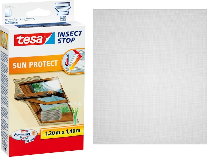 Actual product image tesa Fly screen for roof windows with sun protection (120 x 140 cm)