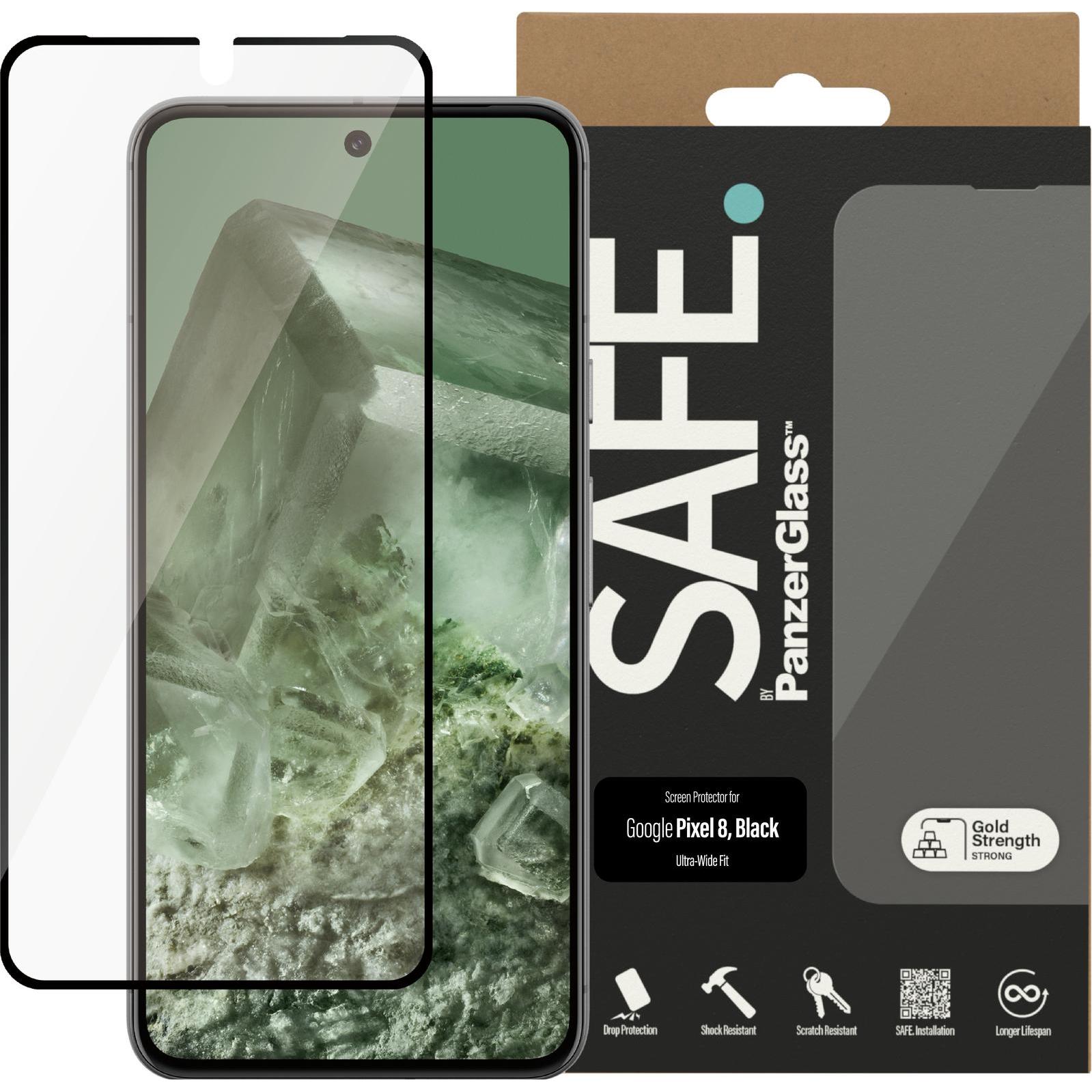Thumbnail - Safe Ultra-Wide Fit (1 Stück, Google Pixel 8), Smartphone Schutzfolie, Transparent