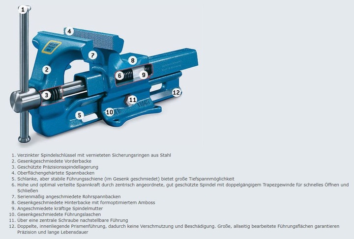 Immagine prodotto Heuer Vise (120 mm)