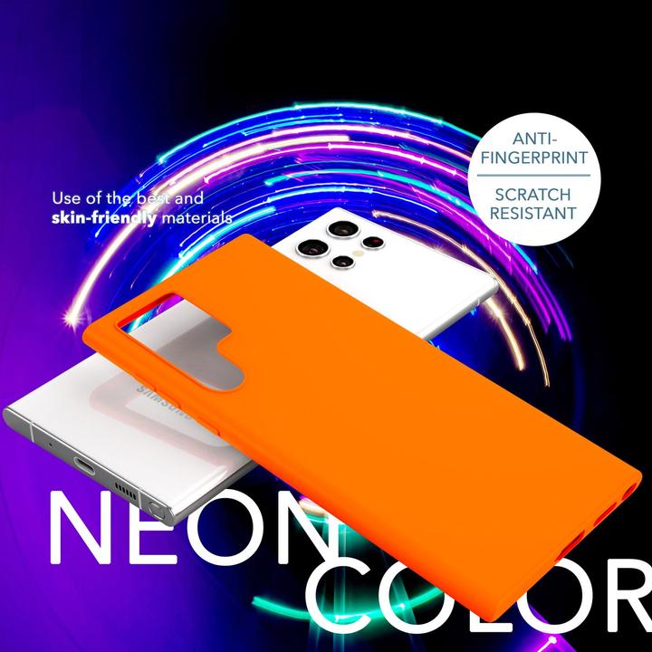 Produktbild Nalia Neon Silikon Hülle mit 2x Displayschutz (Samsung Galaxy S23 Ultra)