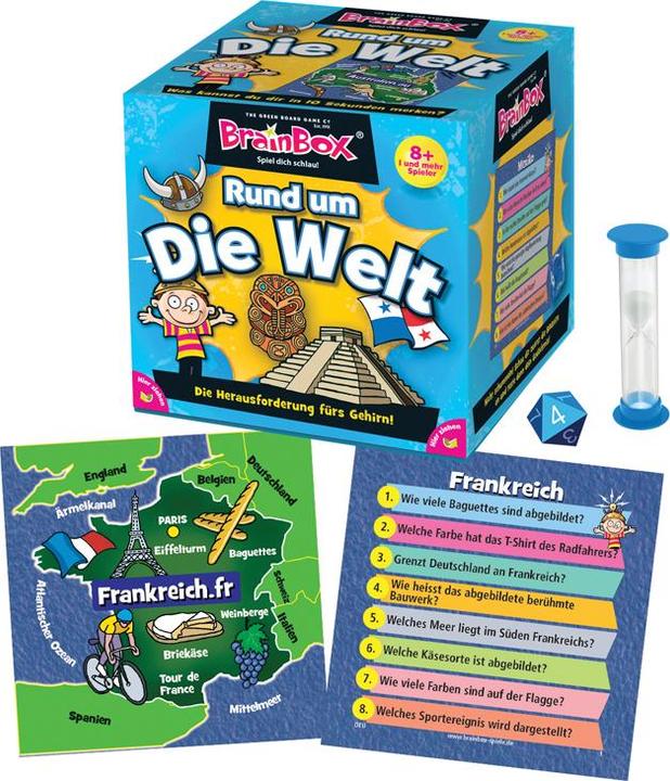 Produktbild Brainbox Brain Box: Rund um die Welt (Deutsch, 1 Spieler)