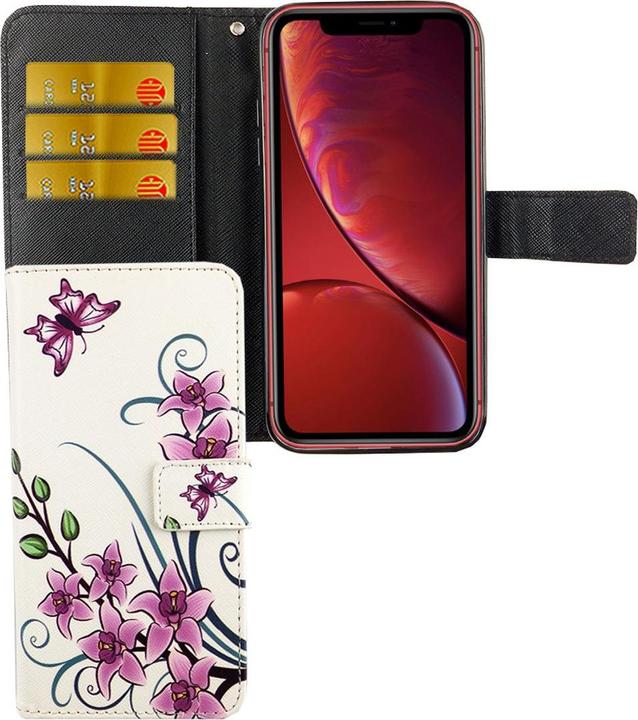 Produktbild König Design Hülle Handy Schutz für Apple iPhone XR Case Cover Tasche Wallet Etui Handyhülle (Apple iPhone XR)