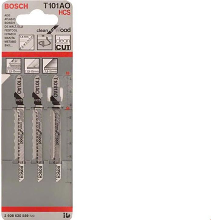 Produktbild Bosch Professional Zubehör Stichsägeblatt T 101 AO Clean for Wood