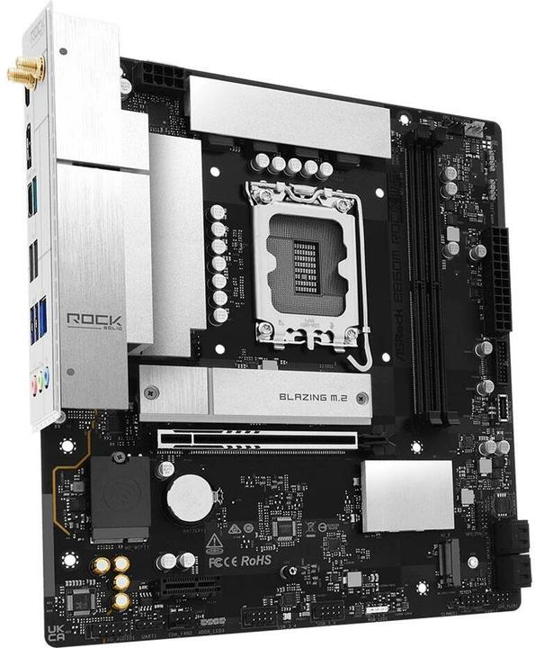 Productafbeelding AsRock MB Intel 1851 B860M Rock WiFi 6 (Socket S1, Intel B860, mATX)