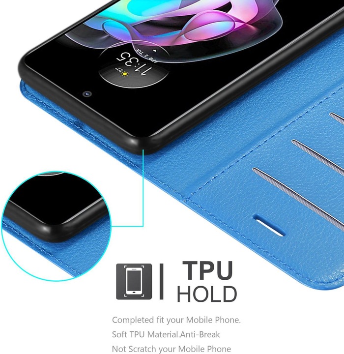 Actual product image Cadorabo Book Stand Case for Motorola EDGE 20 (Motorola Edge 20)