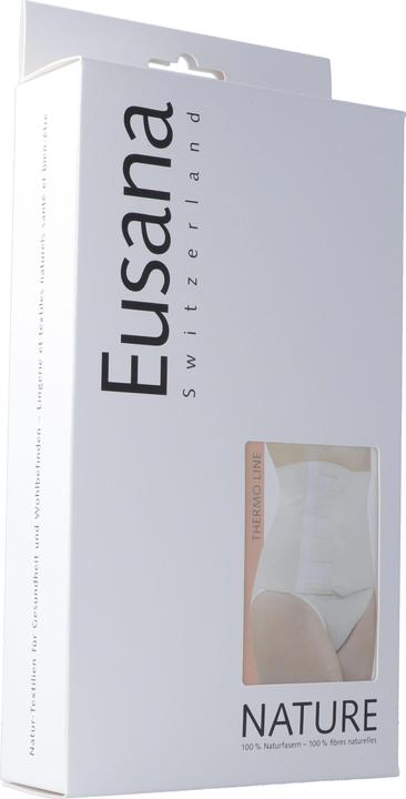 Actual product image Eusana Kidney warmer with vecro closure ivoire (L)
