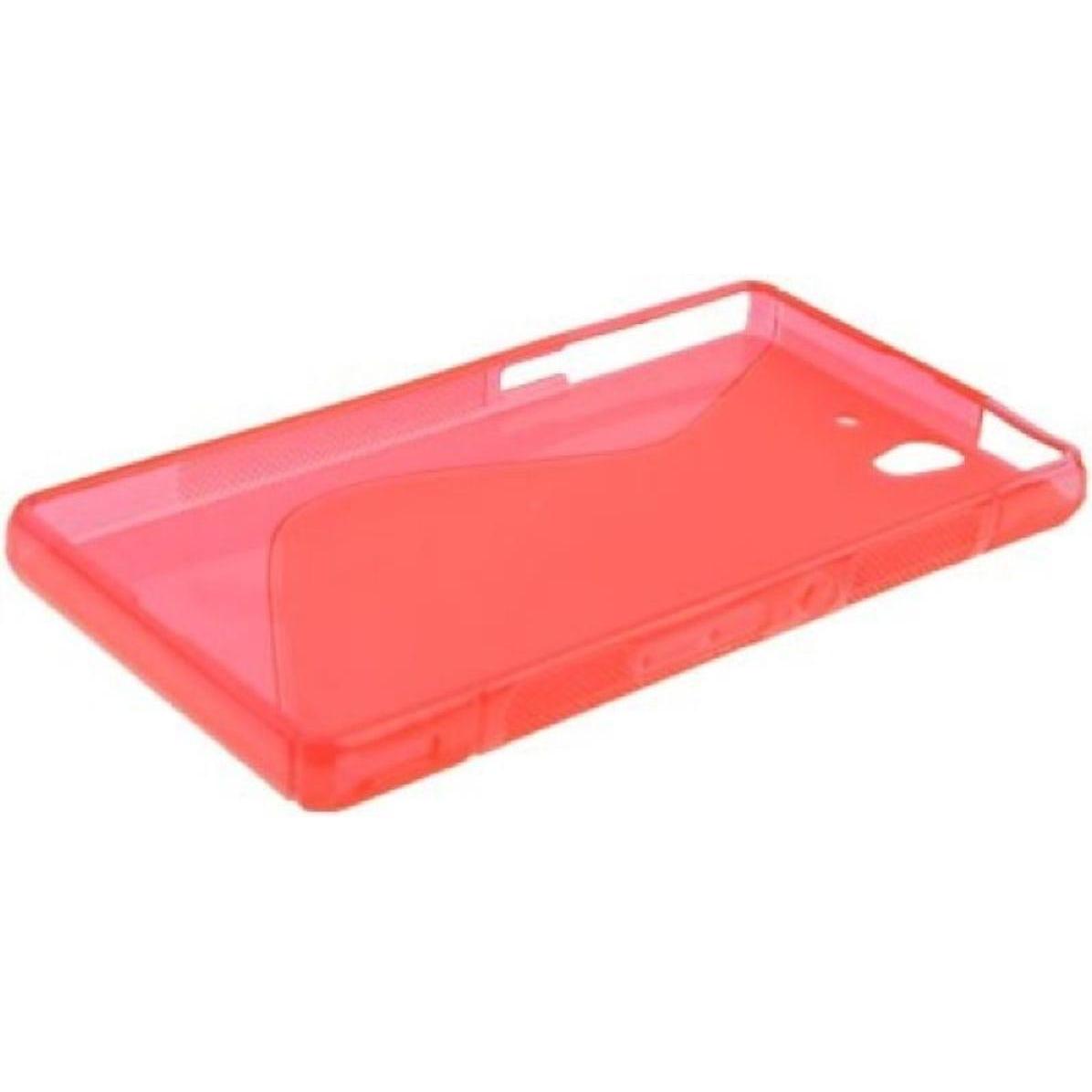 Thumbnail - König Design Schutzhülle TPU Case für Handy Sony Xperia Z L36h (Sony Xperia Z), Smartphone Hülle, Rot