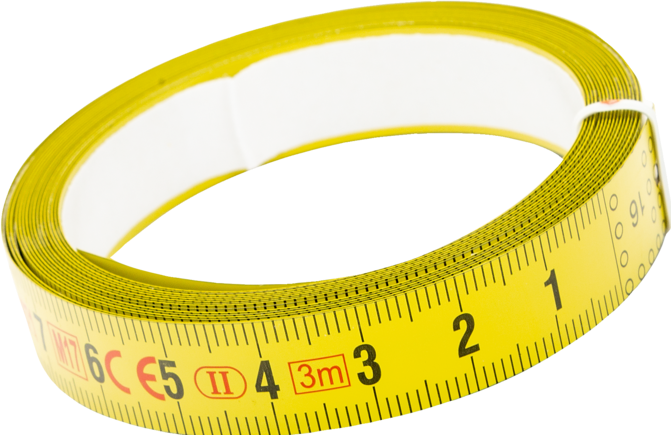 Productafbeelding Bahco Zelfklevend stalen meetlint "R" L-6m. 13mm schaal van links naar rechts (600 cm)