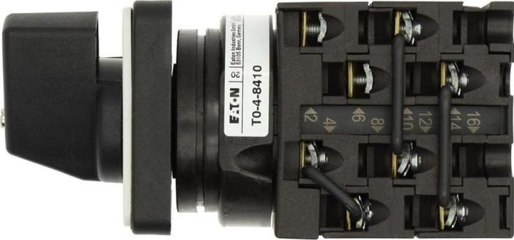 Actual product image Eaton T0-4-8410/E Star-delta- 024604 Switch Kont8 20A 0-Y-D 60° rast.