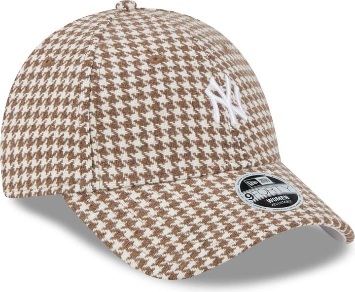 Actual product image New Era 9Forty Ladies Cap - Houndstooth New York Yankees
