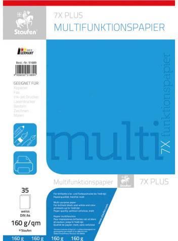 Actual product image Staufen Multifunctional paper 7X PLUS (160 g/m², 35 x, A4)