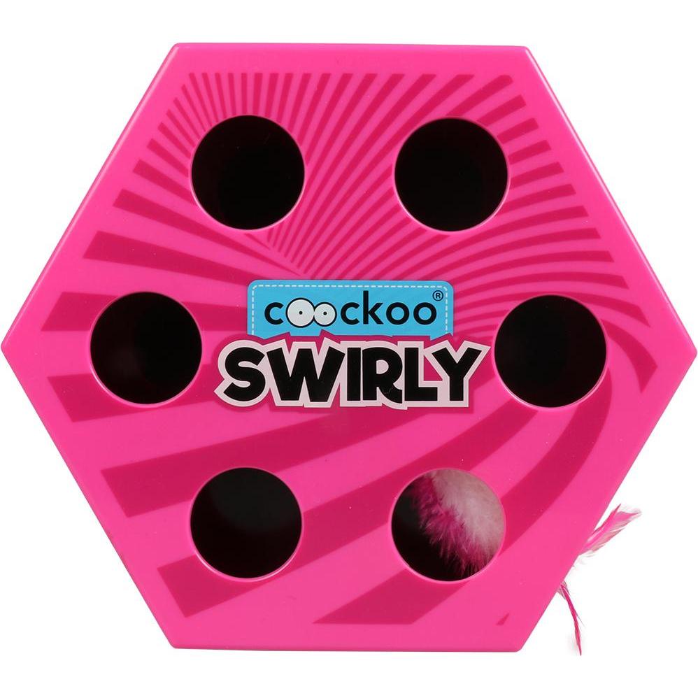 Thumbnail - EBI Coockoo Swirly pink, Katzenspielzeug