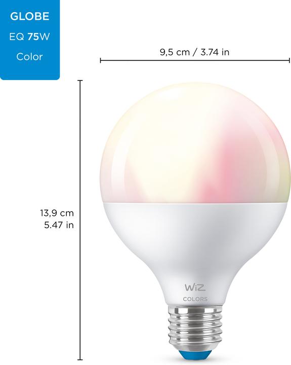 Energie-Label WiZ Tunable White & Color (E27, 1055 lm, 1 x)