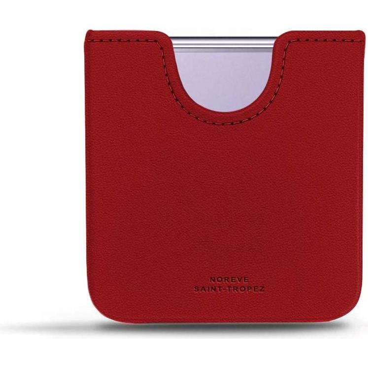 Noreve Lederschutzhülle (Samsung Galaxy Z Flip4), Smartphone Hülle, Rot