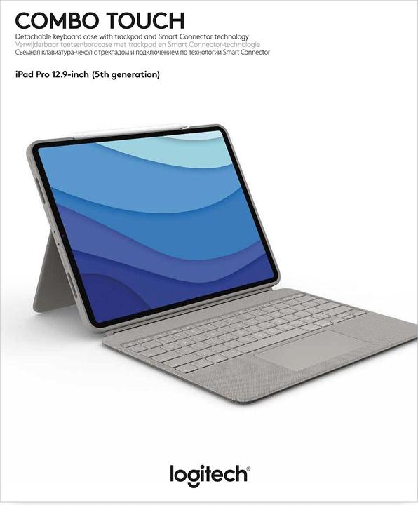 Actual product image Logitech Combo Touch (US, iPad Pro 12.9 2021 (5th Gen), iPad Pro 12.9 2022 (6th Gen))