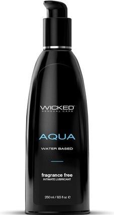 Actual product image Wicked Sensual Care Wicked Aqua Unscented Lube 8.5oz (250 ml)