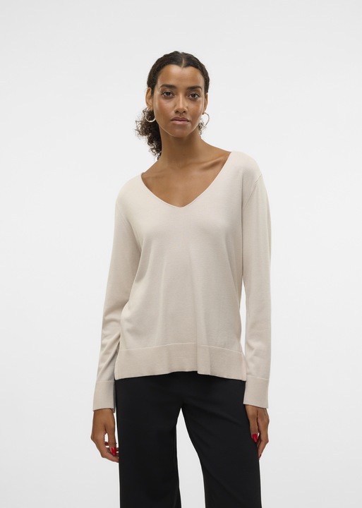 Image du produit Vero Moda Vmsilje Ls V-Neck Pullover Ga Noos (S)