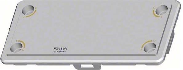 Actual product image Hager Cable entry flange