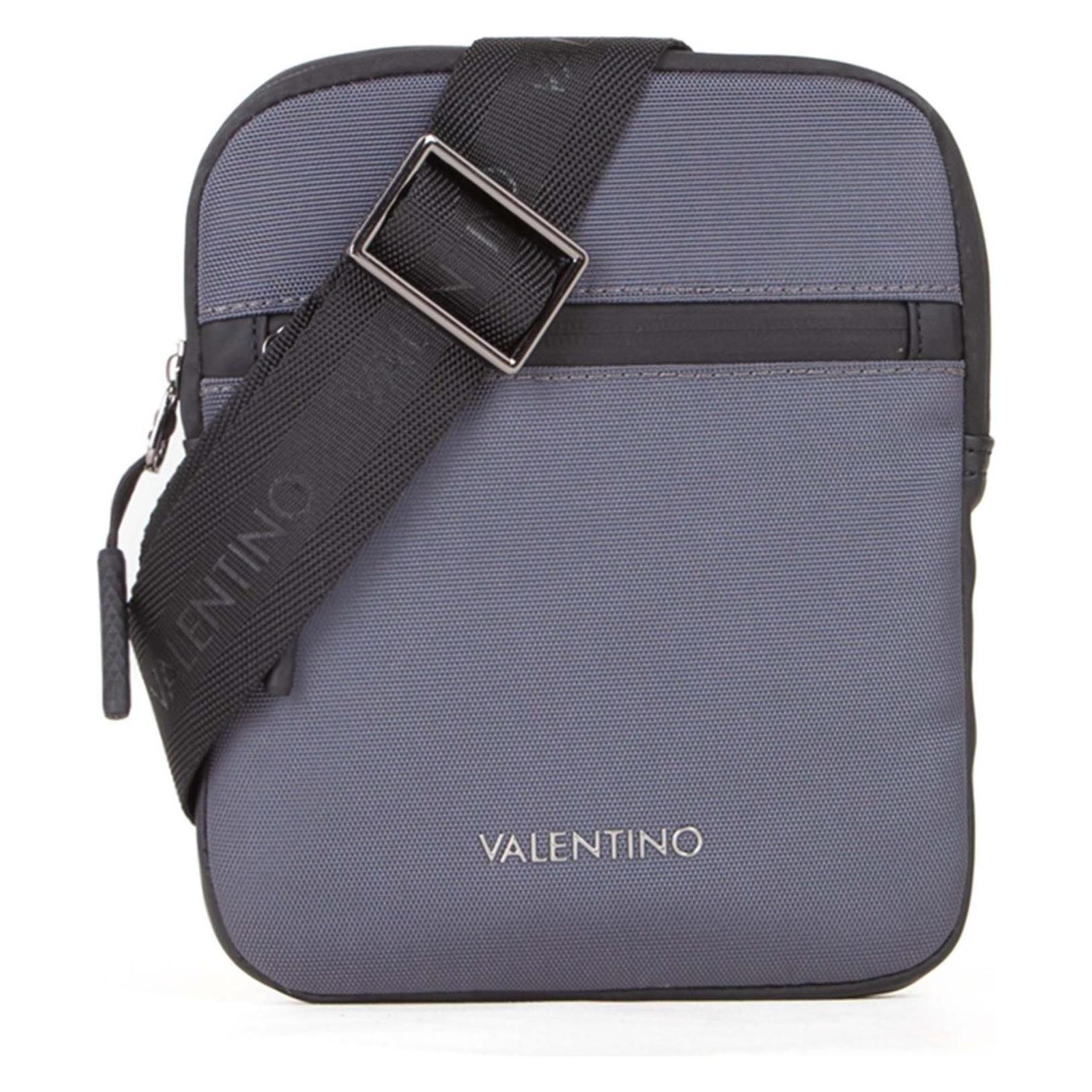 Valentino, Herren, Handtasche, Tron Crossbody Bag, Grau
