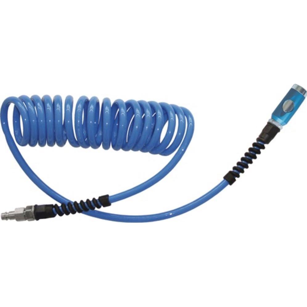 EWO, Pipeline, Spiralschlauchset Innen-Ø 8 mm Aussen-Ø 12 mm Länge 10 m Sicherheitskupplung DN 7,4