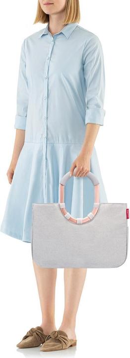 Actual product image reisenthel Shopping Basket Loopshopper M Frame twist sky rose