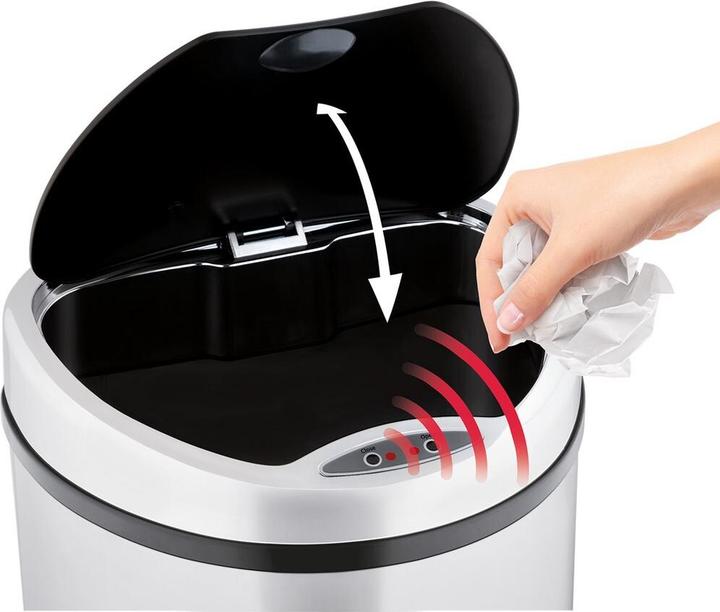 Actual product image Lamart Bezdotykowy nierdzewny kosz na śmieci LT8045 (58 l)