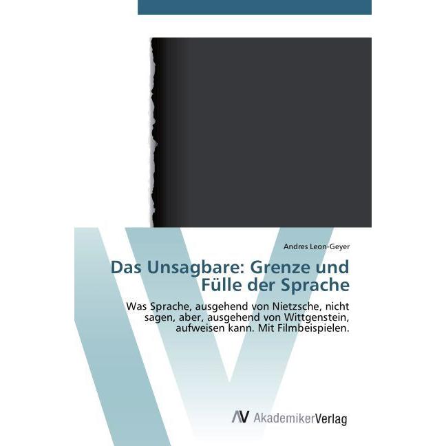 Das Unsagbare: Grenze und Fülle der Sprache, Fachbücher