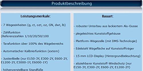 Actual product image G&G Präzisionswaage E3000Y-0.5