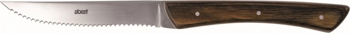 Immagine prodotto Abert Coltello da bistecca texano in acciaio/legno con lama seghettata L:235mm (Coltello)