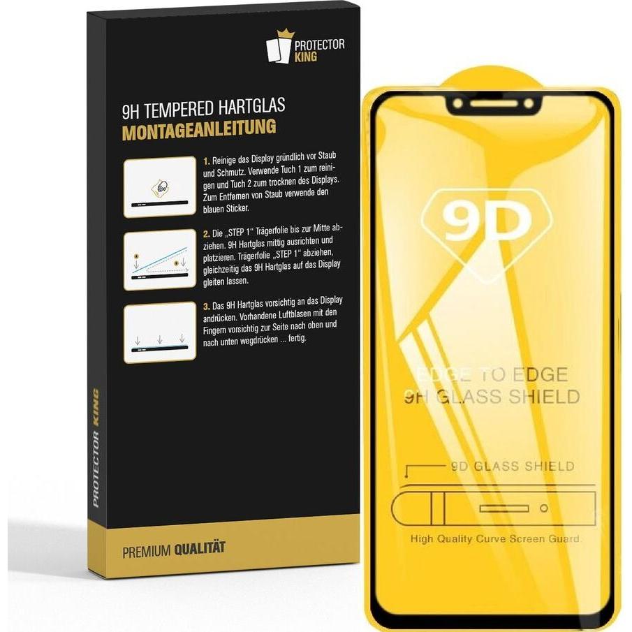Thumbnail - Protectorking 2x echtes Tempered 9H Panzerhartglas 3D KLAR (2 Stück, Huawei Mate 20 Lite), Smartphone Schutzfolie