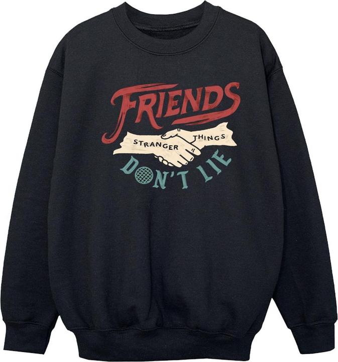 Produktbild Netflix Stranger Things Friends Don't Lie Hands Sweatshirt Mädchen (128)