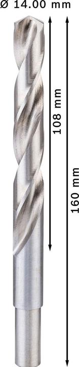 Immagine prodotto Bosch Professional Zubehör Trapano PRO Metal HSS-G, 14 x 108 x 160 mm (14 mm)
