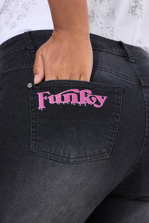 Immagine prodotto Angel of Style Jeans modello Emma con taglio aderente e cinque tasche (46)