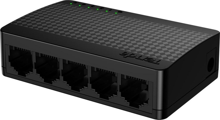Produktbild Tenda SG105M Netzwerk-Switch Gigabit Ethernet (10/100/1000) Schwarz (5 Ports)