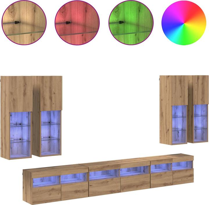 Produktbild vidaXL TV-Wandschrank (30 x 30 x 102 cm)