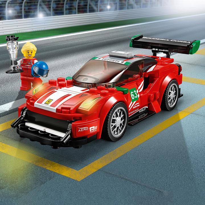 Produktbild LEGO Ferrari 488 GT3 Scuderia Corsa (75886, LEGO Speed Champions)