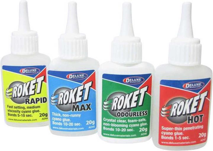 Produktbild Deluxe Materials Roket Cyano mixed 12 Stk.