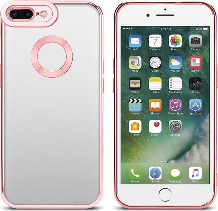 Actual product image Cadorabo TPU Chrome Case with Camera Protector for Apple iPhone 7 PLUS / 7S PLUS / 8 PLUS (Apple iPhone 7 Plus, Apple iPhone 7s Plus)
