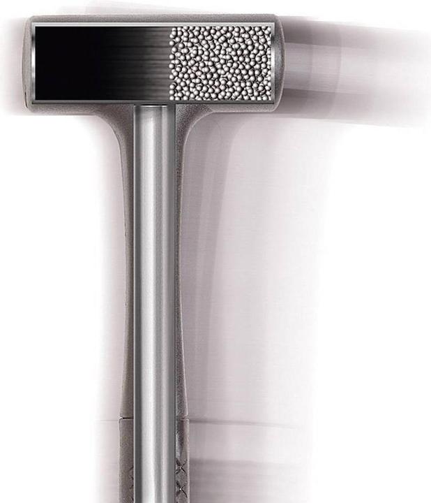 Actual product image Peddinghaus Non-rebound soft-face mallet - plastic-coated and metal body with steel ball centre (620 g)