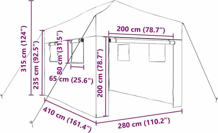 Immagine prodotto vidaXL Gewächshaus