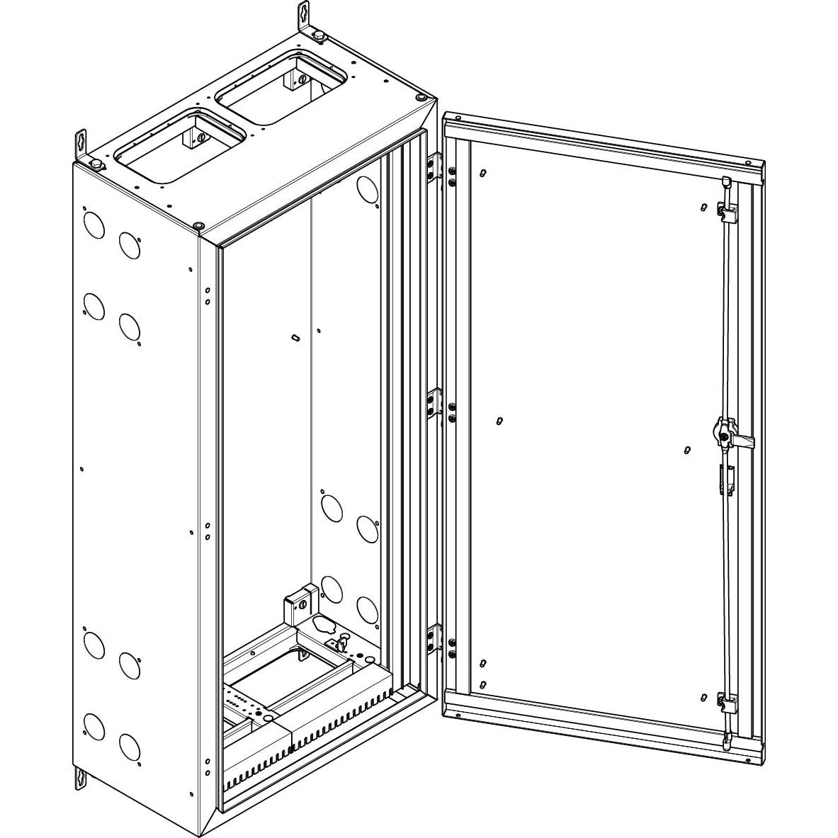ABN NT28P, Serverschrank Zubehör, Weiss