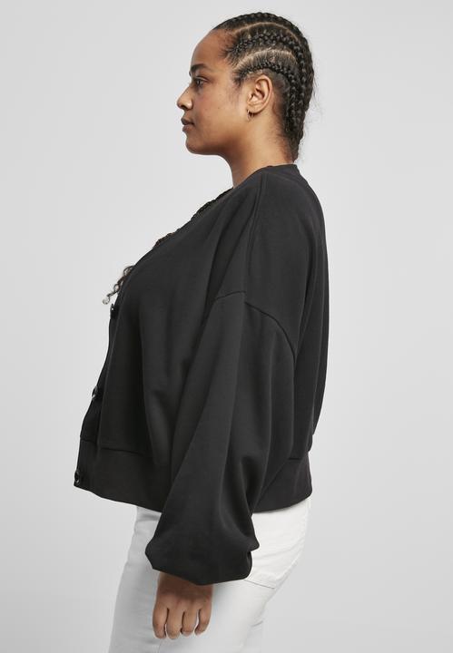 Actual product image Urban Classics Ladies Organic Oversized Short Terry Cardigan (3XL)