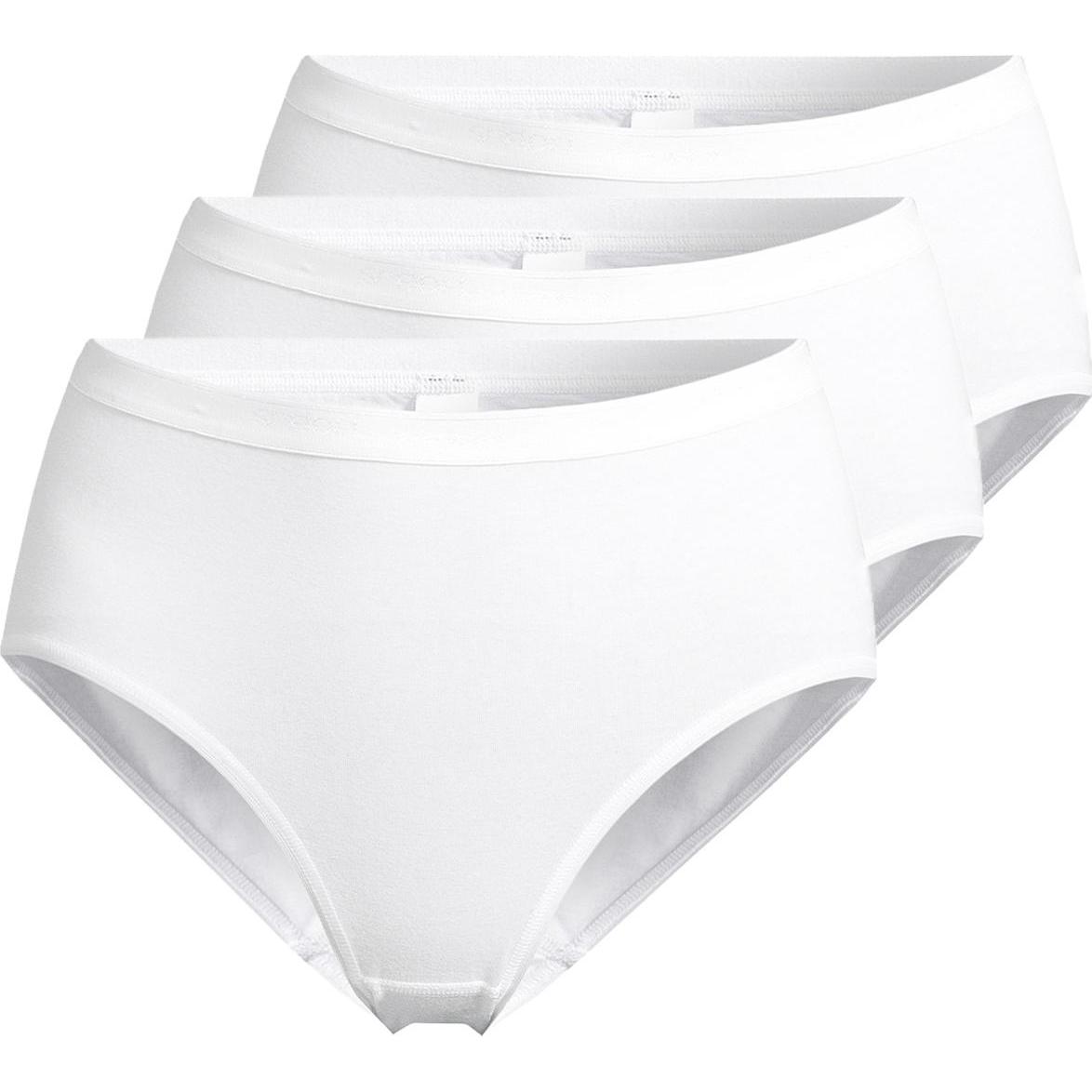 Speidel, Damen, Unterhosen, 3er Pack Everyday Maxi Slip, Weiss, (46, 3er Pack)